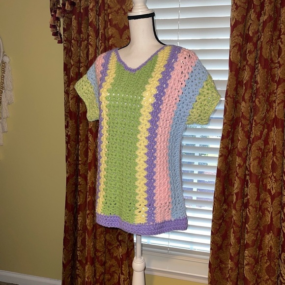 SHOP_ALIE Tops - Handmade Boho Crochet Top